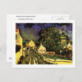 Das Haus Pere Pilon, Van Gogh Fine Art Postkarte (Vorne/Hinten)