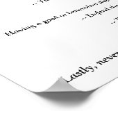 Das Haus regiert v3white Poster (Ecke)