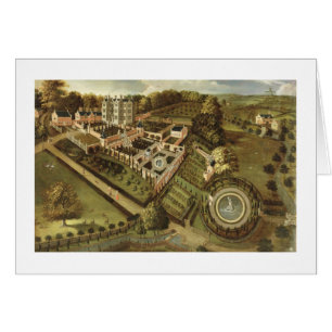 Das Haus und der Garten von Llanerch Hall,