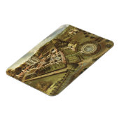 Das Haus und der Garten von Llanerch Hall, Denbigh Magnet (Linke Seite)