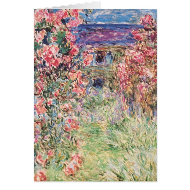 Das Haus unter den Rose, Claude Monet (Vorne)