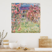 Das Haus unter den Rose, Claude Monet Poster (Küche)