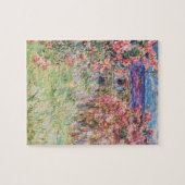 Das Haus unter den Rose von Claude Monet Puzzle (Horizontal)