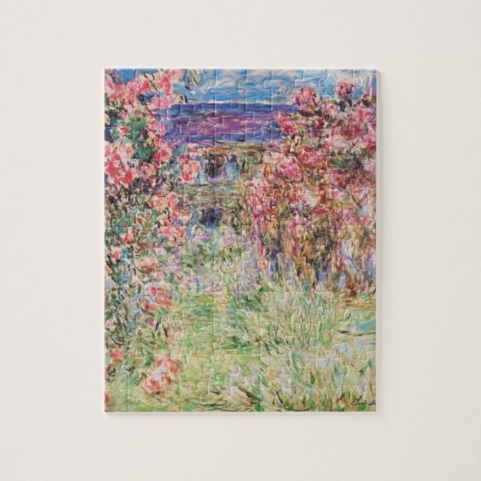Das Haus unter den Rose von Claude Monet Puzzle (Vertikal)