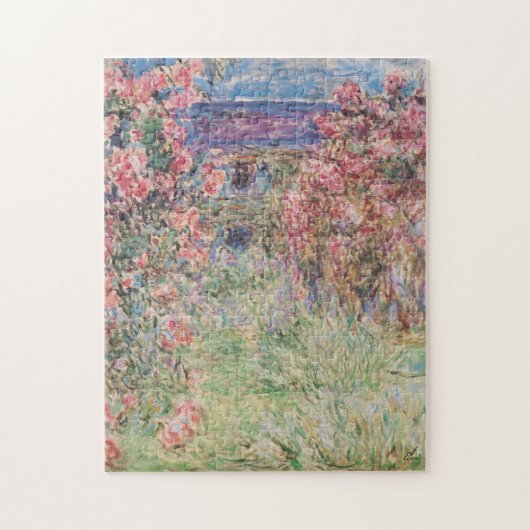 Das Haus unter den Rose von Monet Puzzle (Vertikal)