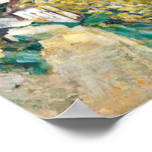 Das Haus von Dr. Gachet in Auvers-sur-Oise von Pau Poster (Ecke)