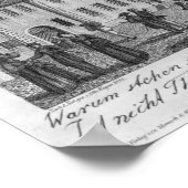 Das Haus von Johan Wolfgang von Goethe in Poster (Ecke)