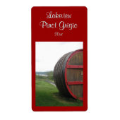 Das hausgemachte Weinetikett (Vorne)