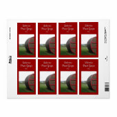 Das hausgemachte Weinetikett (Vorne)