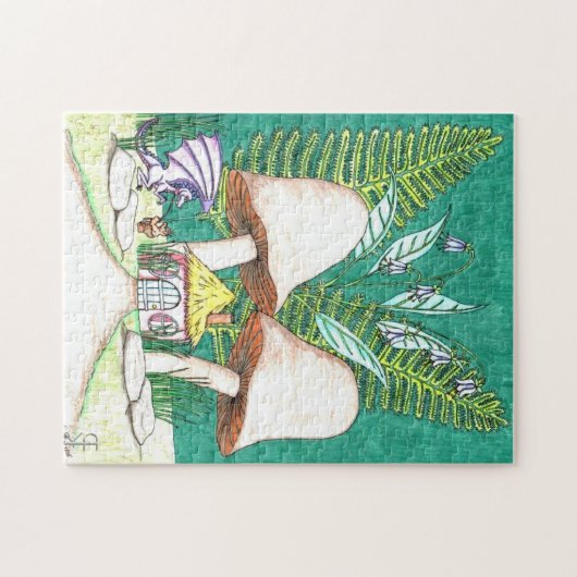 Das Haustier-Drache-Puzzle Puzzle (Horizontal)