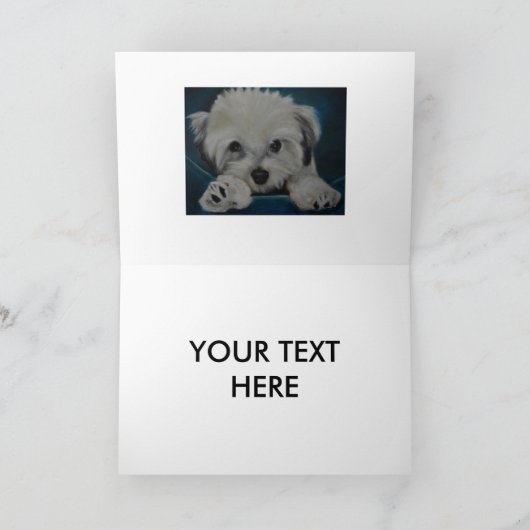 Das Havanese Karte (Innenseite)