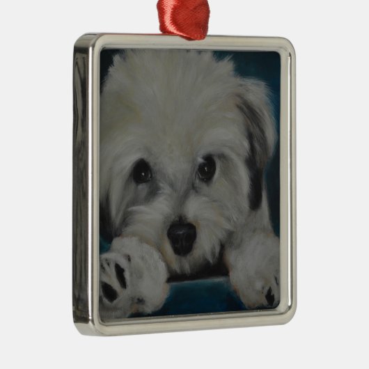 Das Havanese Silbernes Ornament (Rechts)