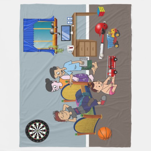 Das Haven der Rebellen Fleecedecke (Vorderseite)