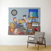 Das Haven der Rebellen Wandteppich (Beispiel (Horizontal))
