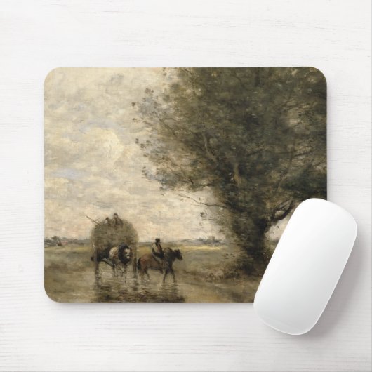 Das Haycart, C. 1860 Mousepad (Mit Mouse)