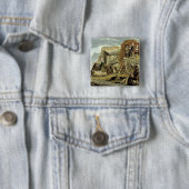 Das Haycart oder Rückkehr von Heuernte, 1641 Button (Beispiel)