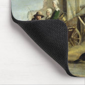 Das Haycart oder Rückkehr von Heuernte, 1641 Mousepad (Ecke)