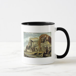 Das Haycart oder Rückkehr von Heuernte, 1641 Tasse