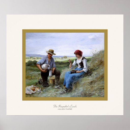 Das Haymaker's Lunch ~ Julien Dupré ~ Bildende Kun Poster (Vorne)