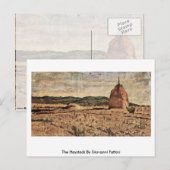 Das Haystack von Giovanni Fattori Postkarte (Vorne/Hinten)
