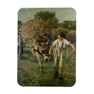 Das Haywain, c.1889 (Öl auf Leinwand) Magnet