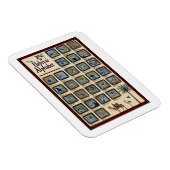 Das hebräische Alphabet Magnet (Rechte Seite)