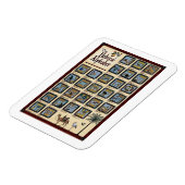 Das hebräische Alphabet Magnet (Linke Seite)