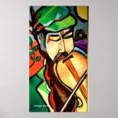 Das hebräische Fiddler von Georgie Hanson Poster (Vorne)