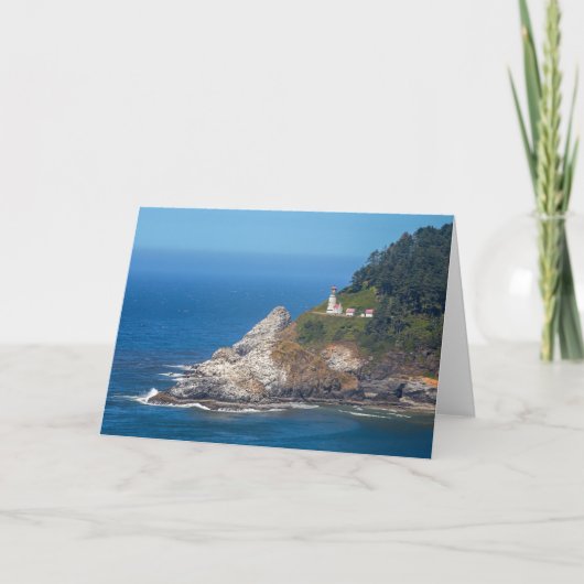 Das Heceta Head Lighthouse an der Küste von Oregon (Vorderseite)