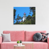 Das Heceta Head Lighthouse an der Küste von Oregon Leinwanddruck (Insitu (Wohnzimmer))