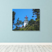 Das Heceta Head Lighthouse an der Küste von Oregon Leinwanddruck (Insitu (Holzboden))