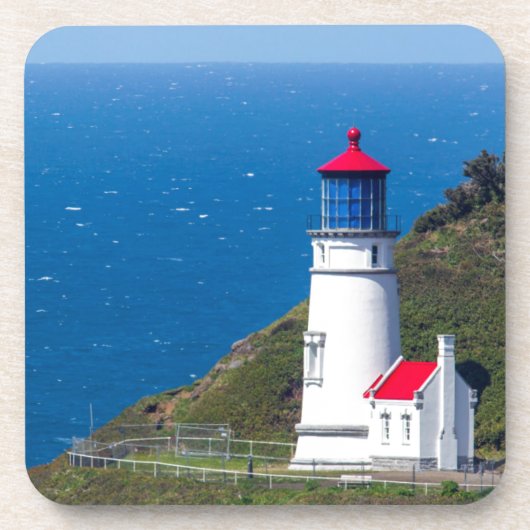 Das Heceta Head Lighthouse in der Nähe von Florenz Getränkeuntersetzer (Vorderseite)