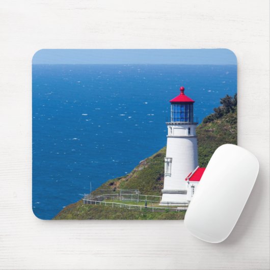 Das Heceta Head Lighthouse in der Nähe von Florenz Mousepad (Mit Mouse)
