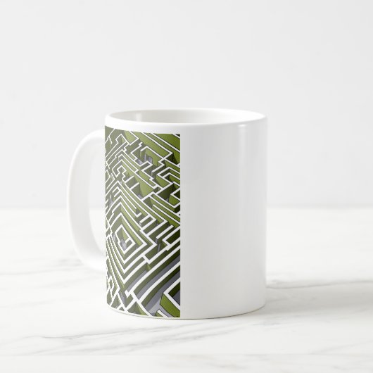 Das Hedgelabyrinth Kaffeetasse (Vorderseite Links)