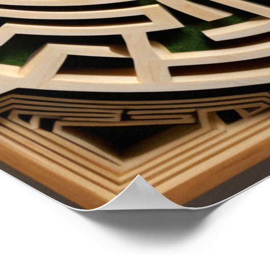 Das Hedgelabyrinth Poster (Ecke)