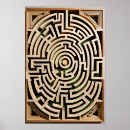 Das Hedgelabyrinth Poster