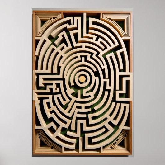 Das Hedgelabyrinth Poster (Vorne)