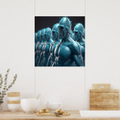 Das Heer der Metallmänner-Wandposter Poster (Küche)