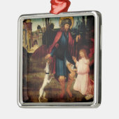 Das Heilen des Heiligen Roch Ornament Aus Metall (Links)