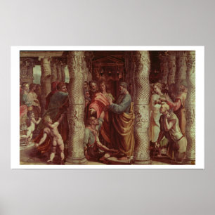 Das Heilen des lahmen Mannes (Cartoon für das Poster