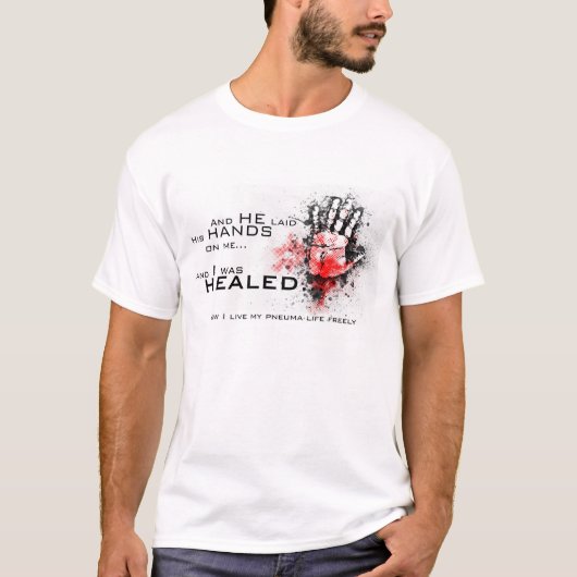 Das HeilenhandT-Shirt der Männer T-Shirt (Vorderseite)