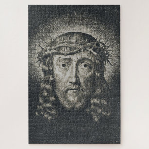Das Heilige Antlitz mit Dornen gekrönt Puzzle