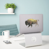 Das heilige Buffalo Aufkleber (Laptop auf Schreibtisch)