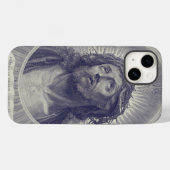 Das Heilige Gesicht Jesu mit Dornenkrone Kunst Case-Mate iPhone Hülle (Rückseite (Horizontal))