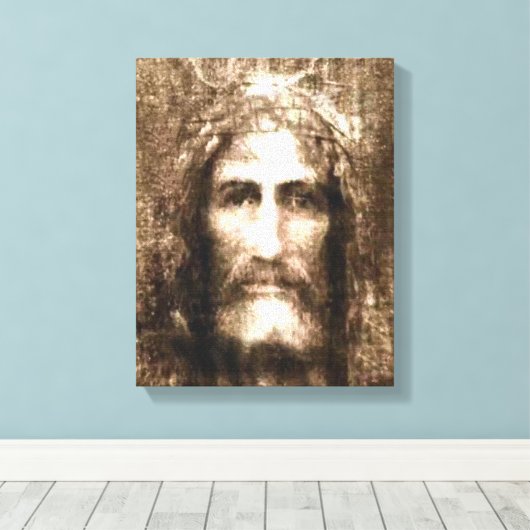 DAS HEILIGE GESICHT JESUS LEINWANDDRUCK (Insitu (Holzboden))