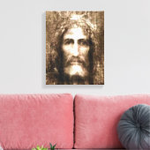 DAS HEILIGE GESICHT JESUS LEINWANDDRUCK (Insitu (Wohnzimmer))