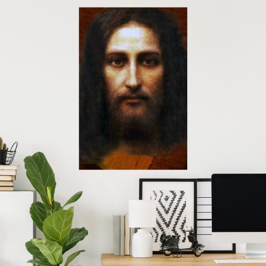 DAS HEILIGE GESICHT JESUS, POSTER (Heimbüro)
