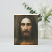 DAS HEILIGE GESICHT JESUS, POSTKARTE (Stehend Vorderseite)