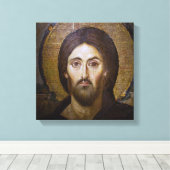 DAS HEILIGE GESICHT JESUS SACRED ICON LEINWANDDRUCK (Insitu (Holzboden))