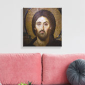 DAS HEILIGE GESICHT JESUS SACRED ICON LEINWANDDRUCK (Insitu (Wohnzimmer))